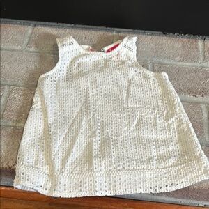 Lilly Pulitzer for Target Eyelet Sleeveless Top - White